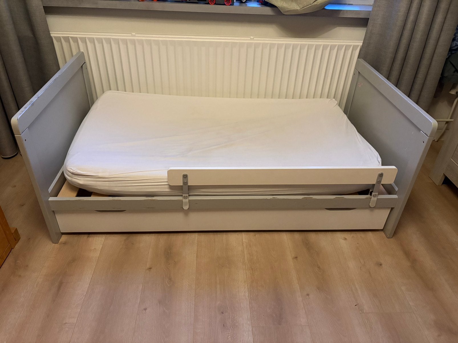 Bed petite amelie, Kinderen en Baby's, Kinderkamer | Bedden, Gebruikt, 140 tot 160 cm, 70 tot 85 cm, Matras, Ophalen