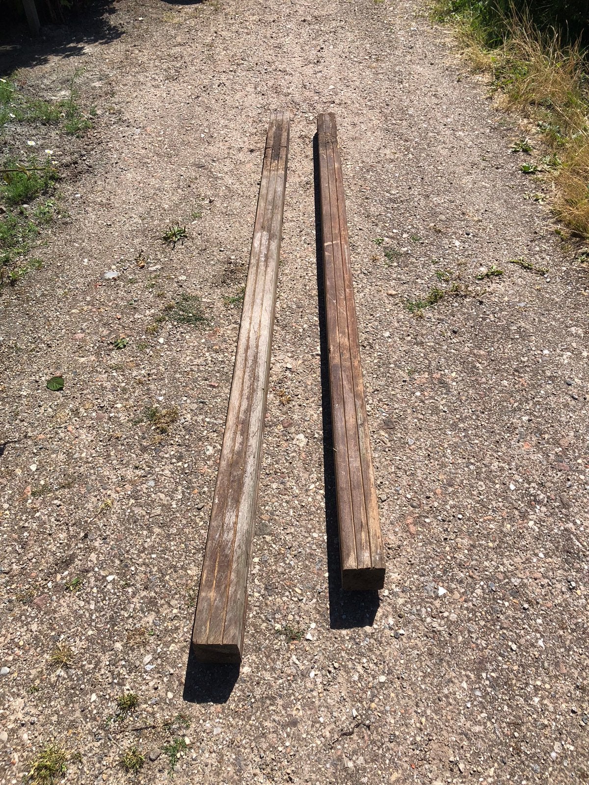 Hard houten palen, Ophalen, Gebruikt, 250 cm of meer, Palen