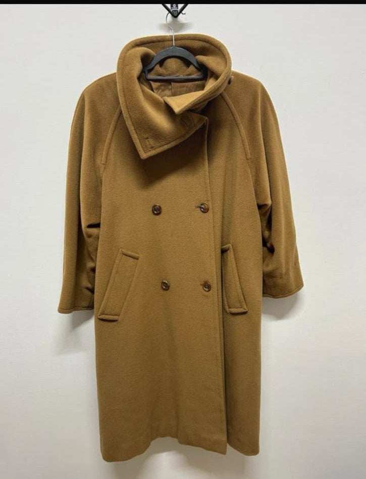 Vintage Max Mara winterjas, Kleding | Dames, Ophalen of Verzenden, Gedragen, Maat 38/40 (M), Bruin