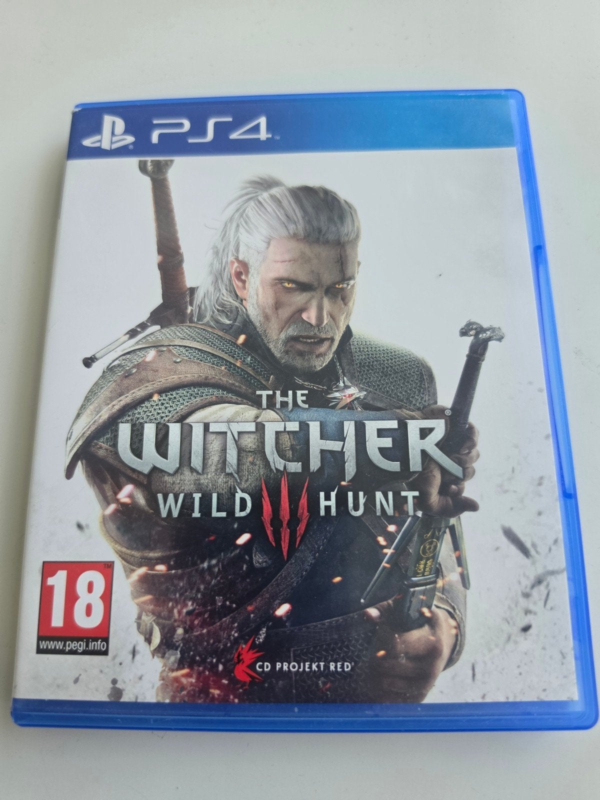 The Witcher 3: Wild Hunt PS4 en PS5 Lees Goed Aub, Vanaf 18 jaar, Jagiellońska 76, 03-301 Warschau, Polen, 1 speler, Support@cdprojektred.com