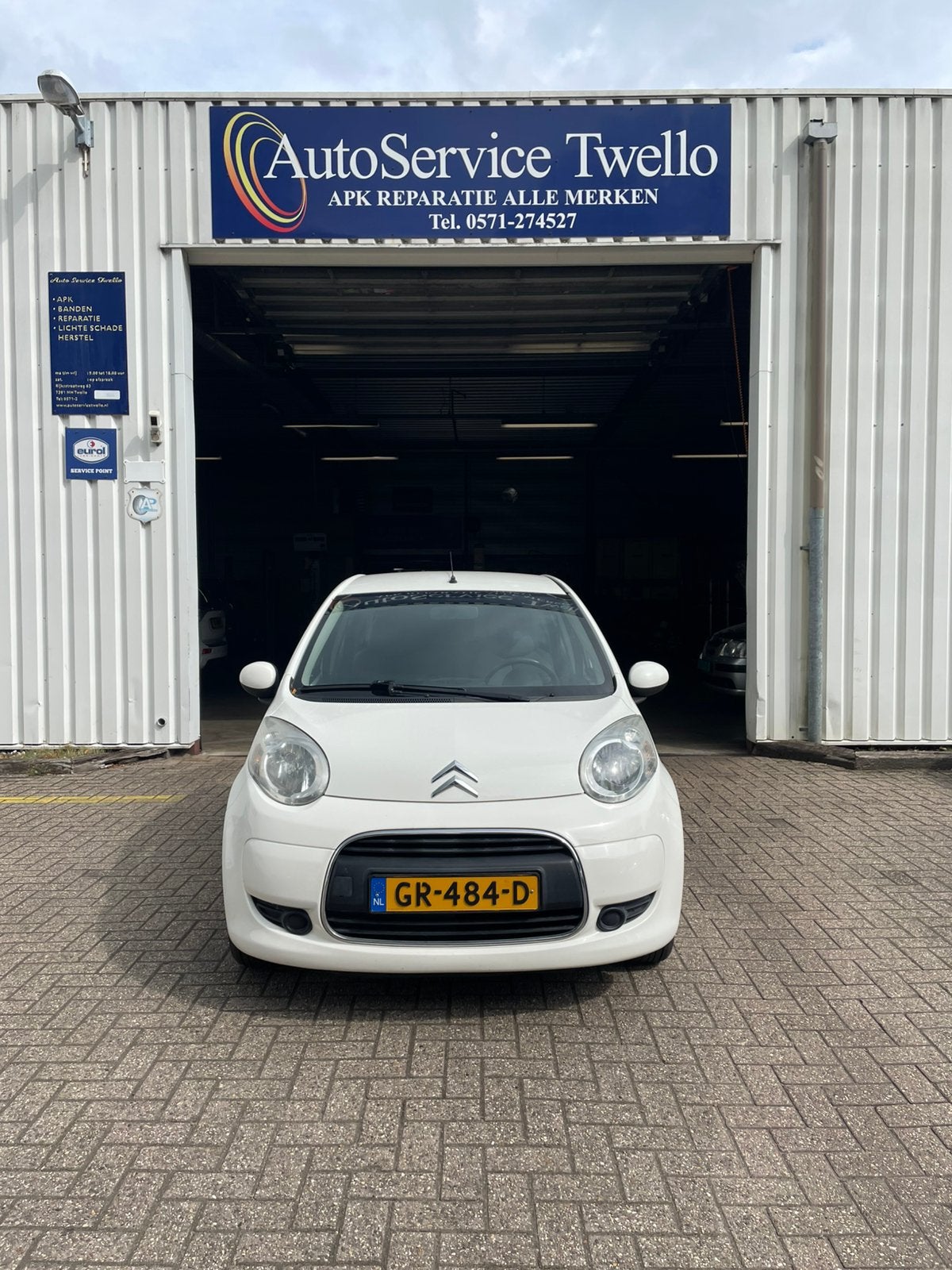 Citroën C1 1.0i 68PK 5D 2011 Wit, Voorwielaandrijving, Stof, Beige, Metallic lak
