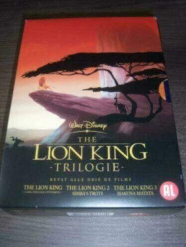Walt Disney The Lion King Trioligy Box in nieuwstaat, Tekenfilm, Nederlands, Zo goed als nieuw, Alle leeftijden