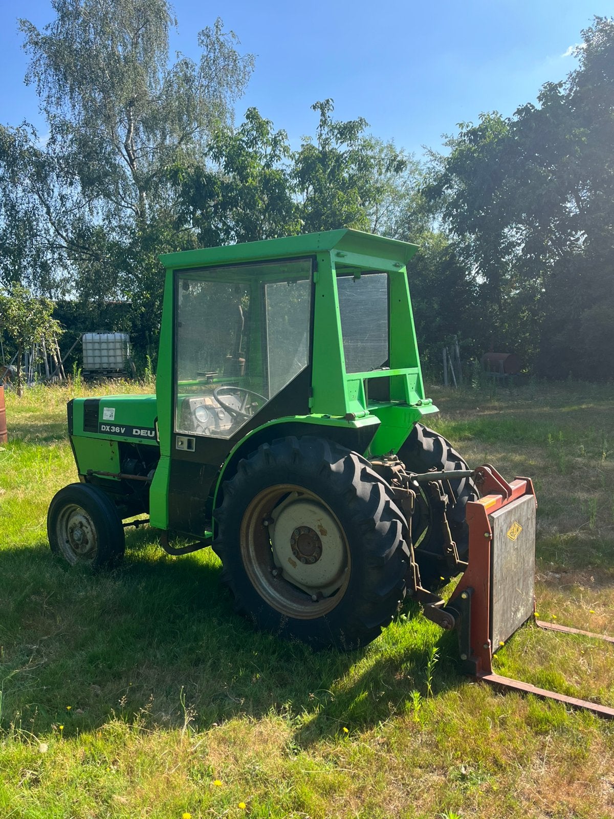 Deutz fahr DX 36 V ‘79 smalspoor tractor, Ophalen, Tot 2500, Tot 80 Pk, Gebruikt