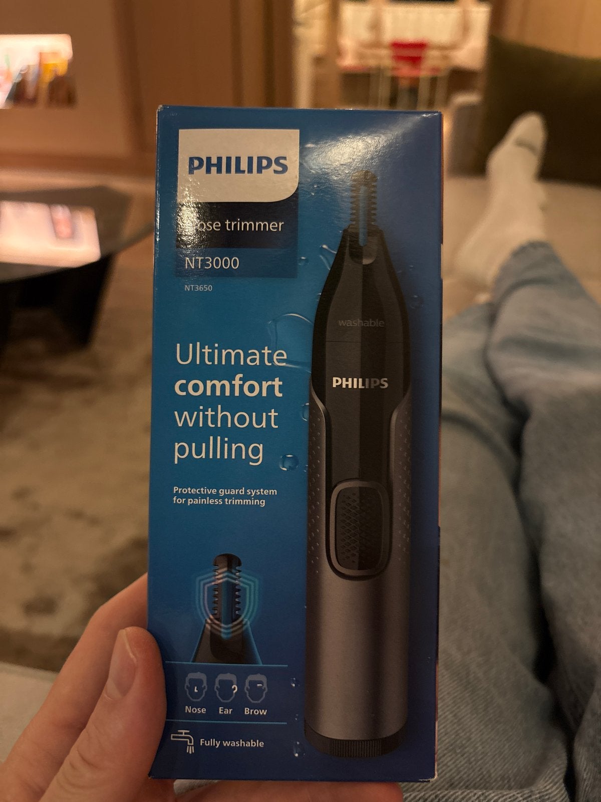 Philips Neustrimmer NT3650 - Nieuw in doos, Ophalen, Nieuw, Scheren en Epileren