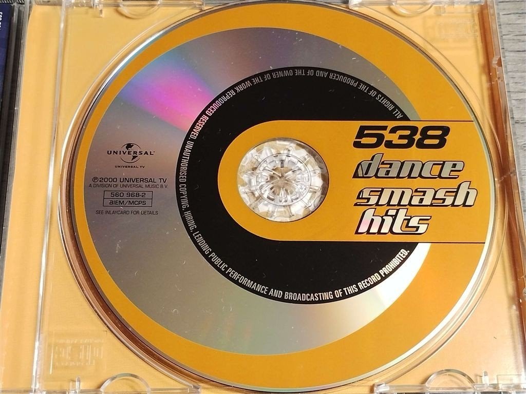 538 Dance Smash Hits Autumn 2000, Ophalen of Verzenden, Zo goed als nieuw, Pop
