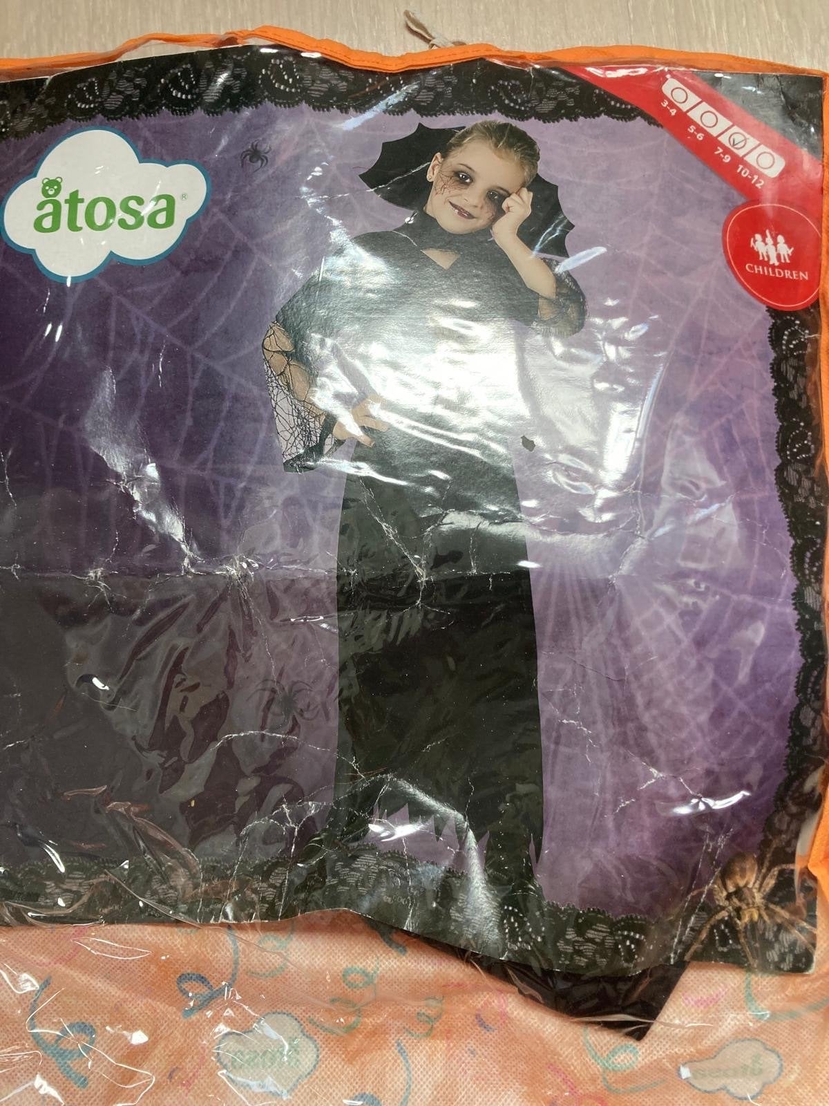 Heksenjurk Halloween of carnacal verkleedkleding maat 140, Ophalen, Zo goed als nieuw, 110 t/m 116, Meisje