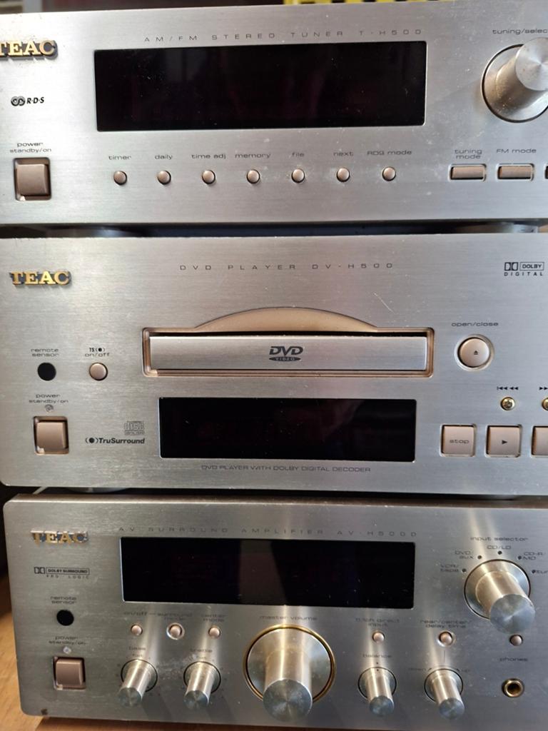 Teac stereo set, Gebruikt, Losse componenten, Dvd-speler, Ophalen