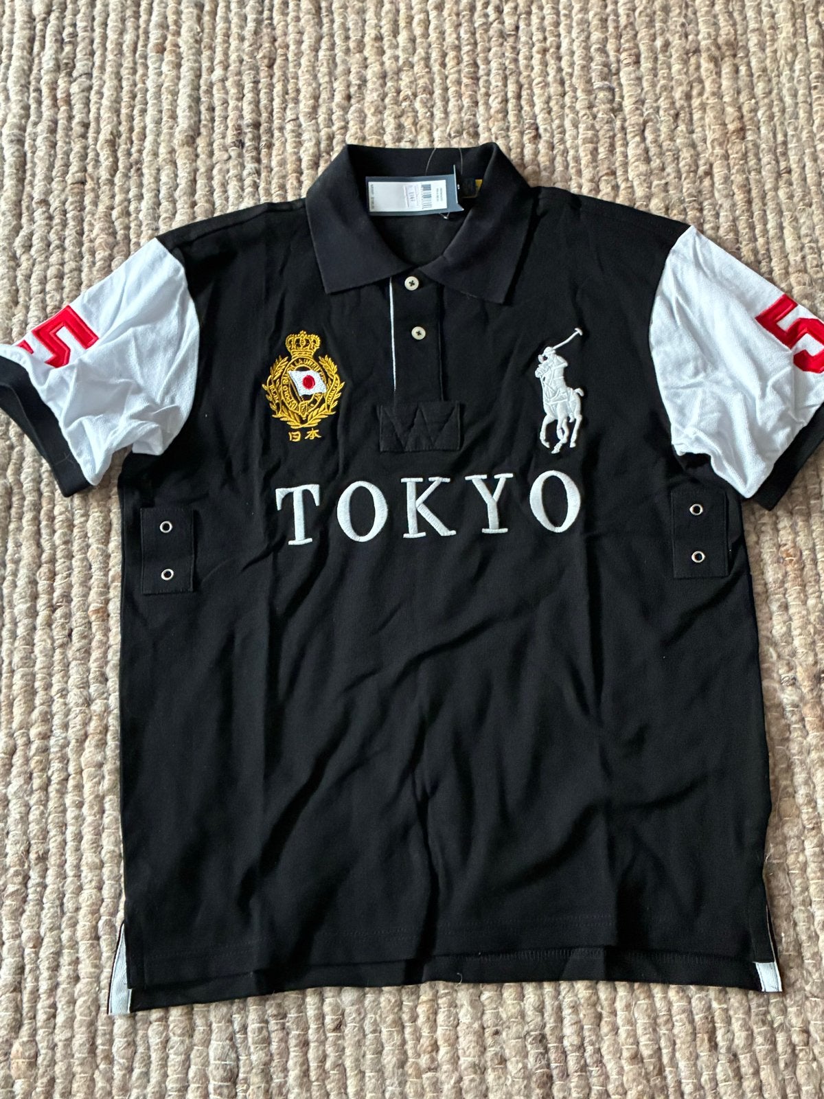Polo Ralph Lauren Tokyo slim FitPolo Zwart Maat M chief keef, Kleding | Heren, Ophalen of Verzenden, Nieuw, Maat 48/50 (M), Zwart