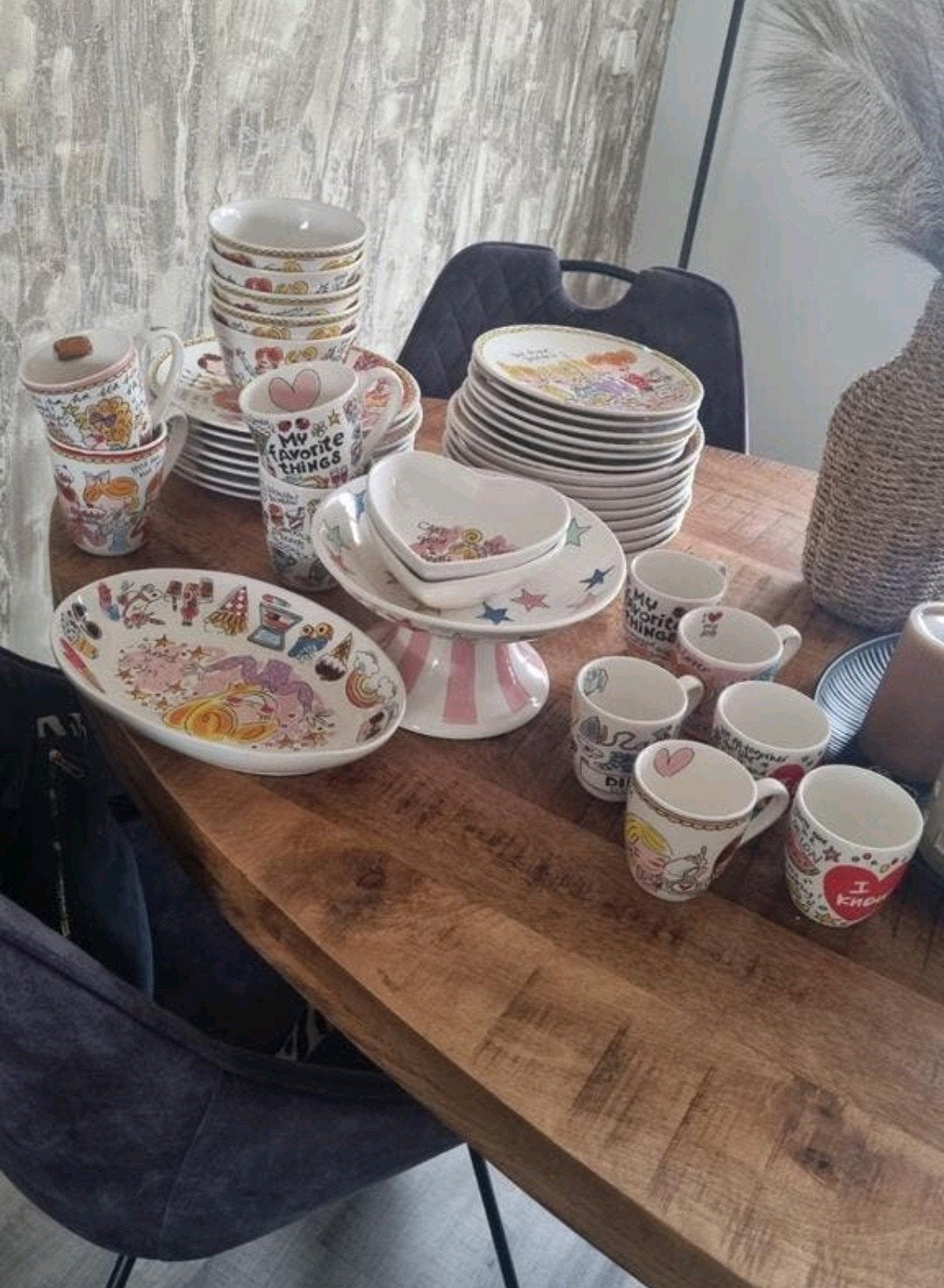 Blond Amsterdam servies set gebruikte staat!, Huis en Inrichting, Gebruikt, Blond Amsterdam, Ophalen of Verzenden, Bord(en)