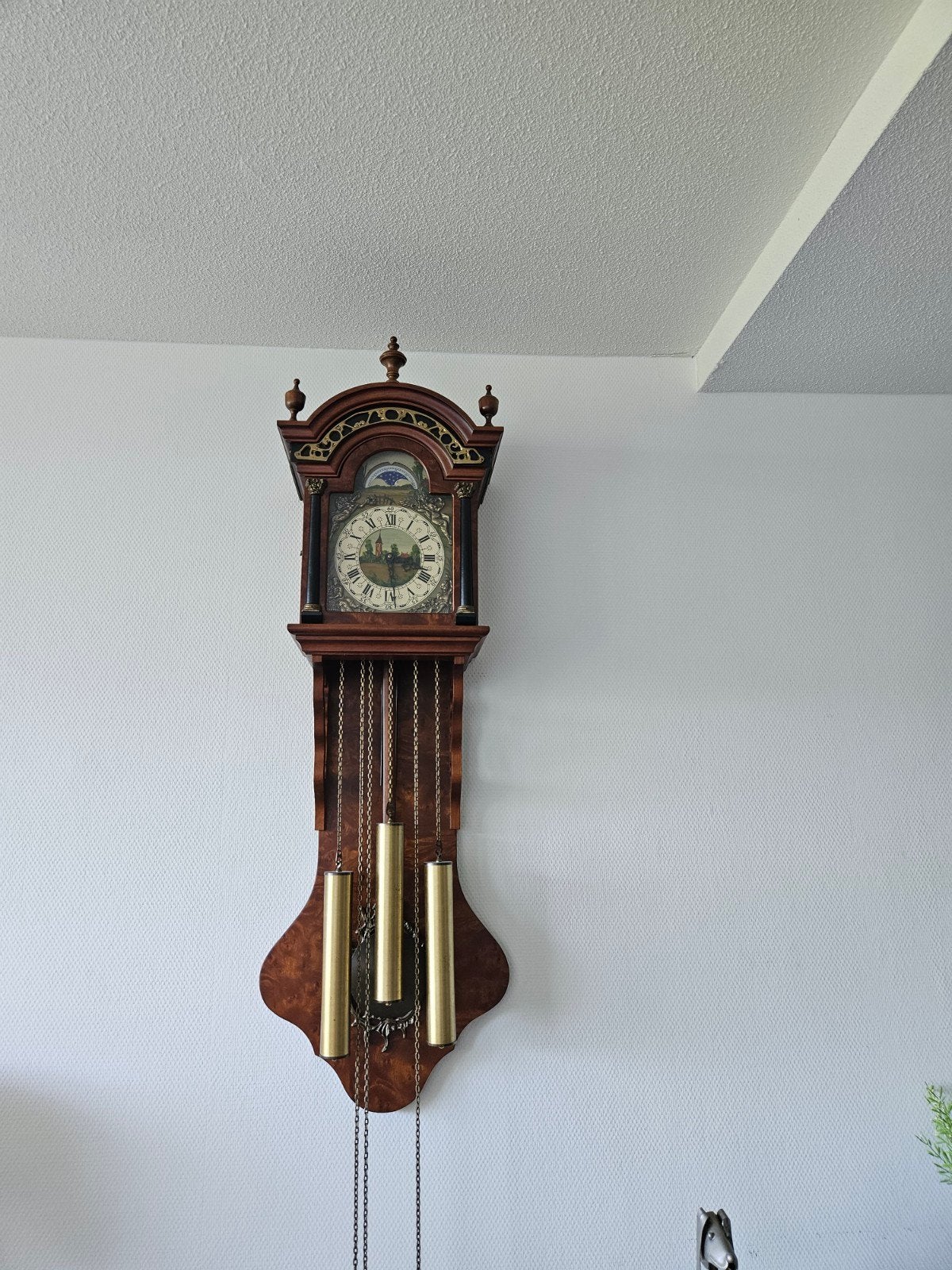 Antieke Friese Staartklok - Prachtig Uurwerk, Antiek en Kunst, Antiek | Klokken, Ophalen of Verzenden