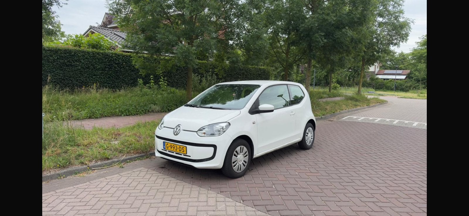 Zeer net en zuinige volkswagen up 1.0 2013, Voorwielaandrijving, 4 stoelen, Wit, Handgeschakeld