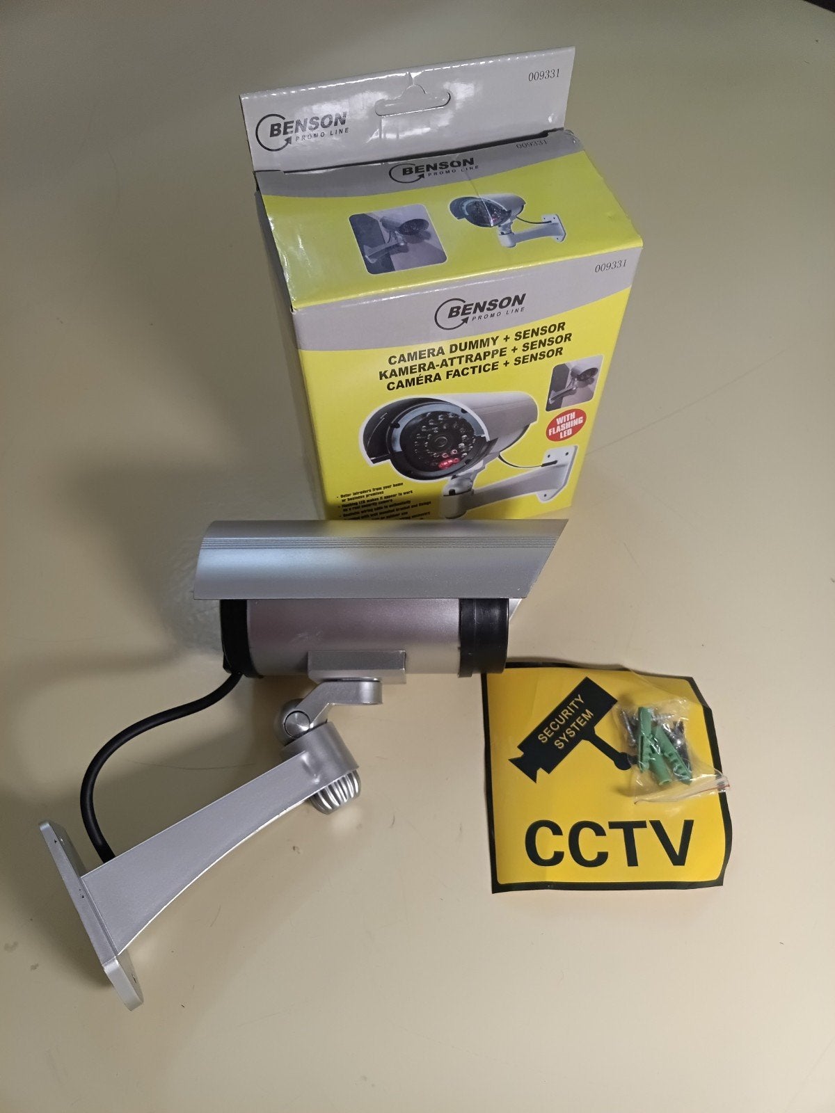 Benson Dummy Camera met Sensor en Knipperende LED, Ophalen of Verzenden, Nieuw, Buitencamera