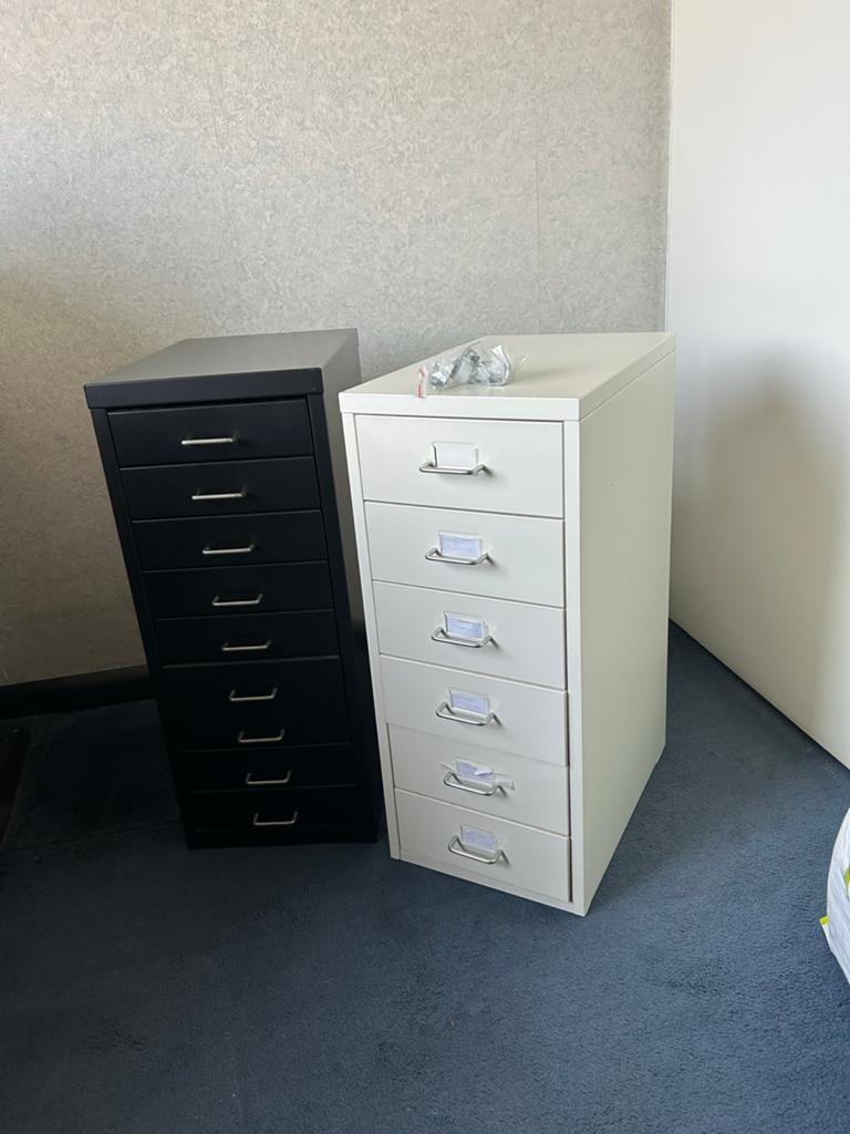IKEA Helmer ladeblokken (zwart en wit), Huis en Inrichting, Ophalen, Gebruikt