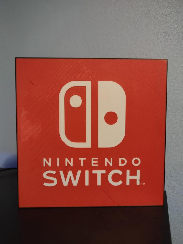 Nintendo Switch lamp, Nintendo Switch lightbox, Ophalen of Verzenden, Nieuw, Minder dan 50 cm