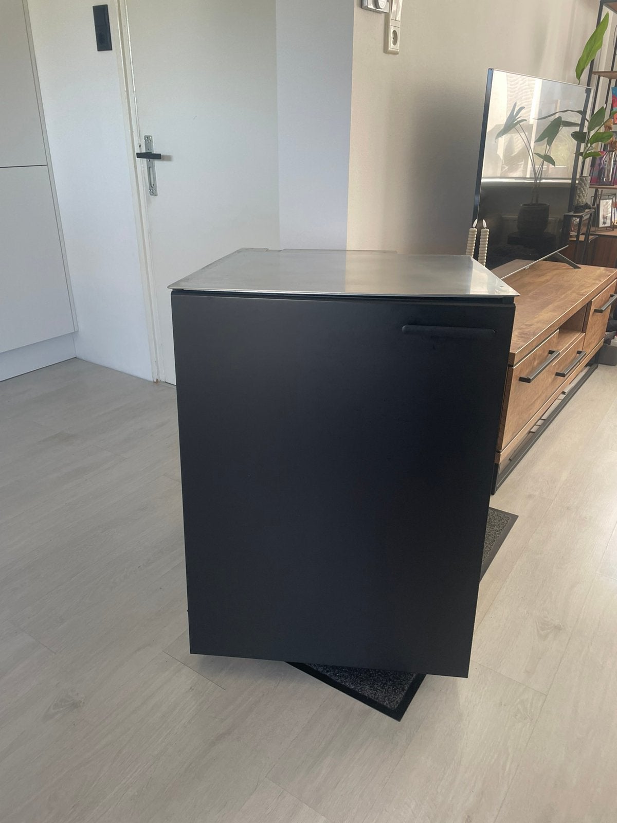 Ikea onderkast keuken zwart METOD 60/60 keukenkastje, Huis en Inrichting, Zwart, Zo goed als nieuw, Minder dan 100 cm, 50 tot 75 cm