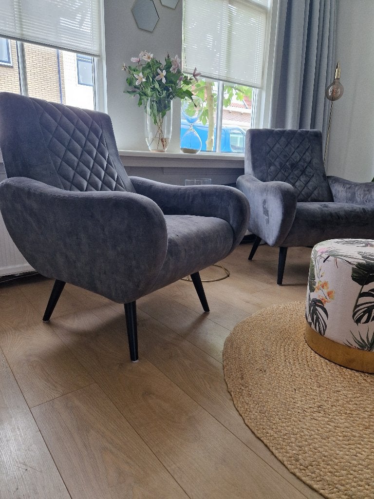 Twee zeer mooie fauteuils!, Ophalen, 75 tot 100 cm, Zo goed als nieuw, Stof
