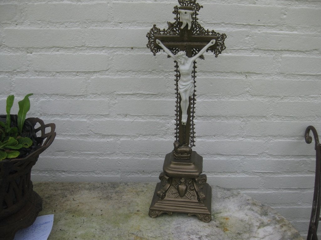crucifix, Antiek en Kunst, Antiek | Religie, Ophalen of Verzenden