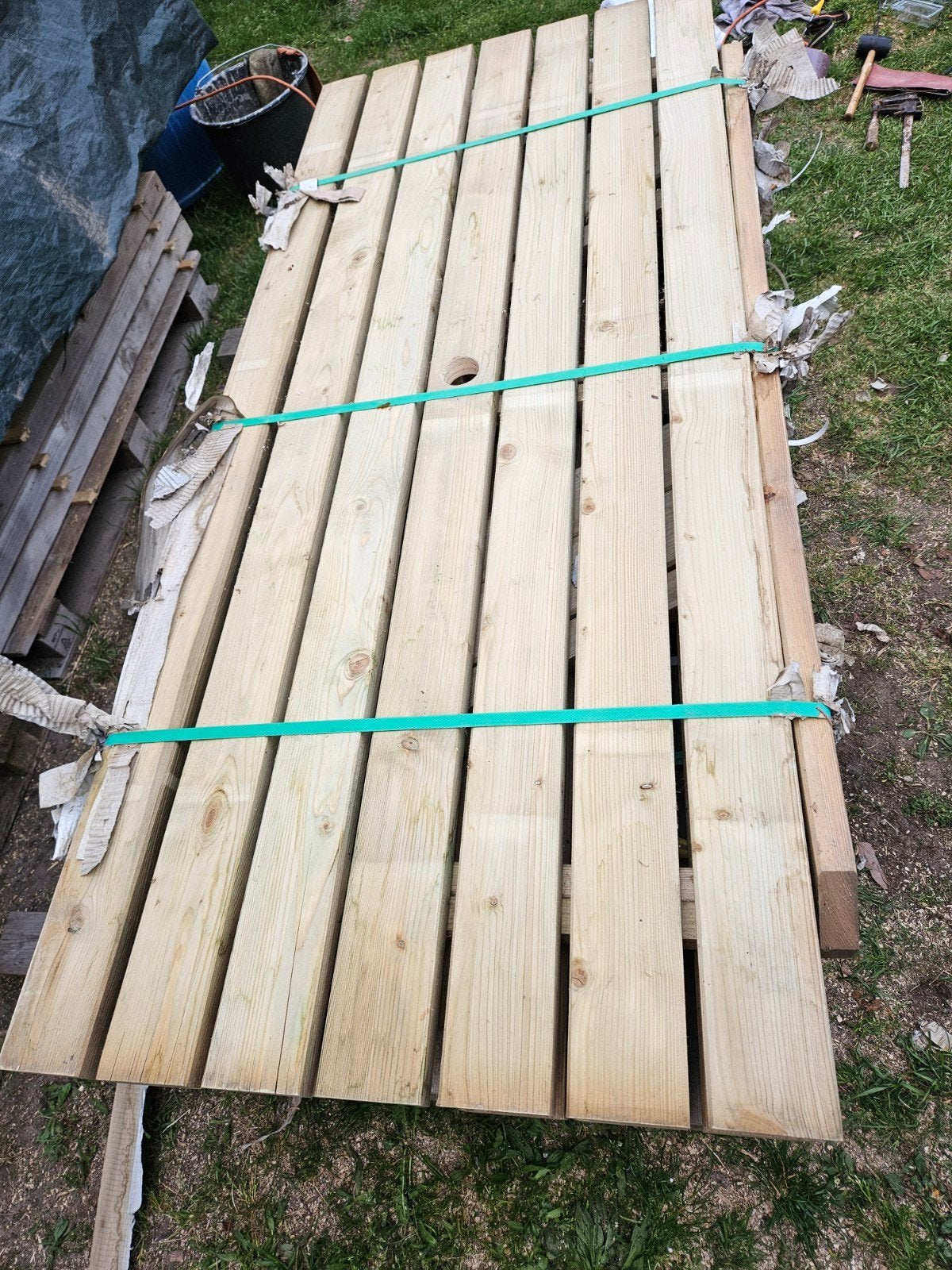 Picknicktafels geïmpregneerd L=1.8 m in België Houthalen.H, Ophalen