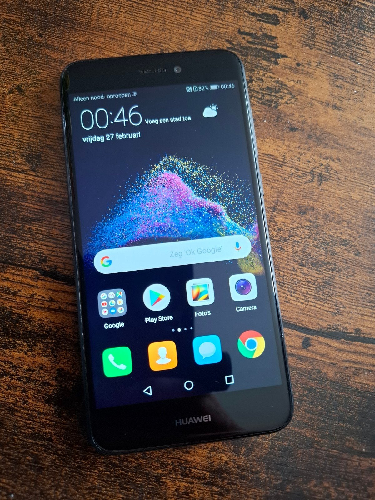 Huawei P8 Lite 2017, Zwart, Touchscreen, Ophalen of Verzenden, Zo goed als nieuw