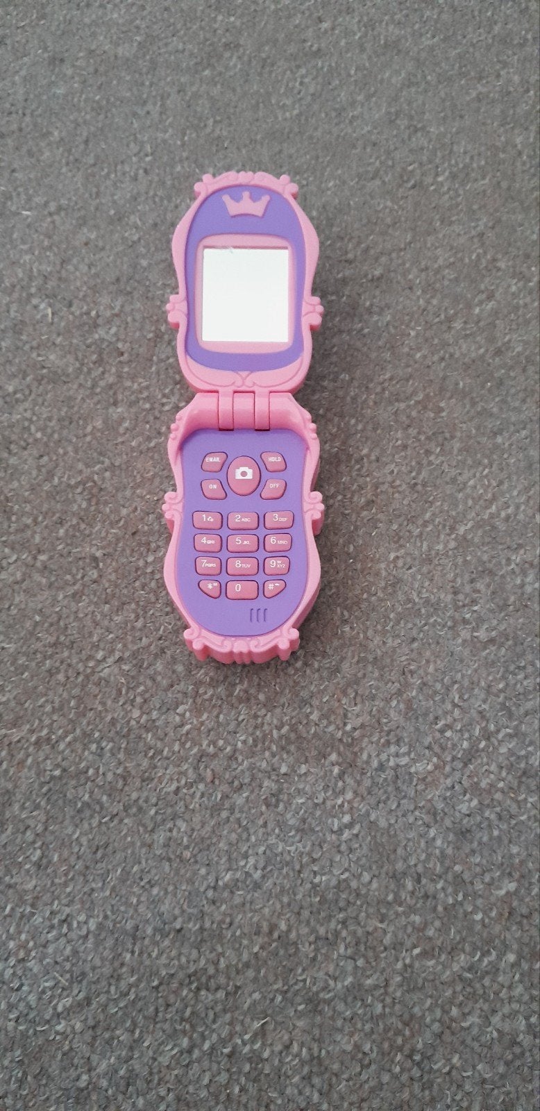 Roze speelgoedtelefoon met spiegel voor kinderen, Ophalen of Verzenden, Zo goed als nieuw, Meisje