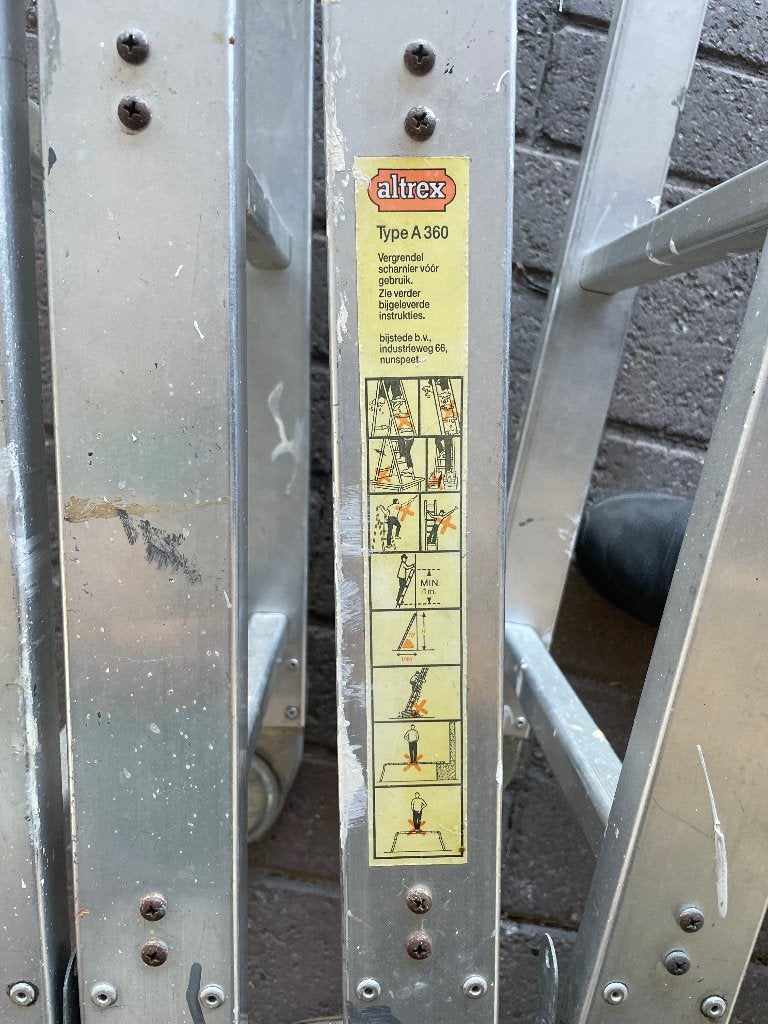 Altrex Steigerladder, Gebruikt, Ophalen of Verzenden, Ladder, Opvouwbaar of Inschuifbaar
