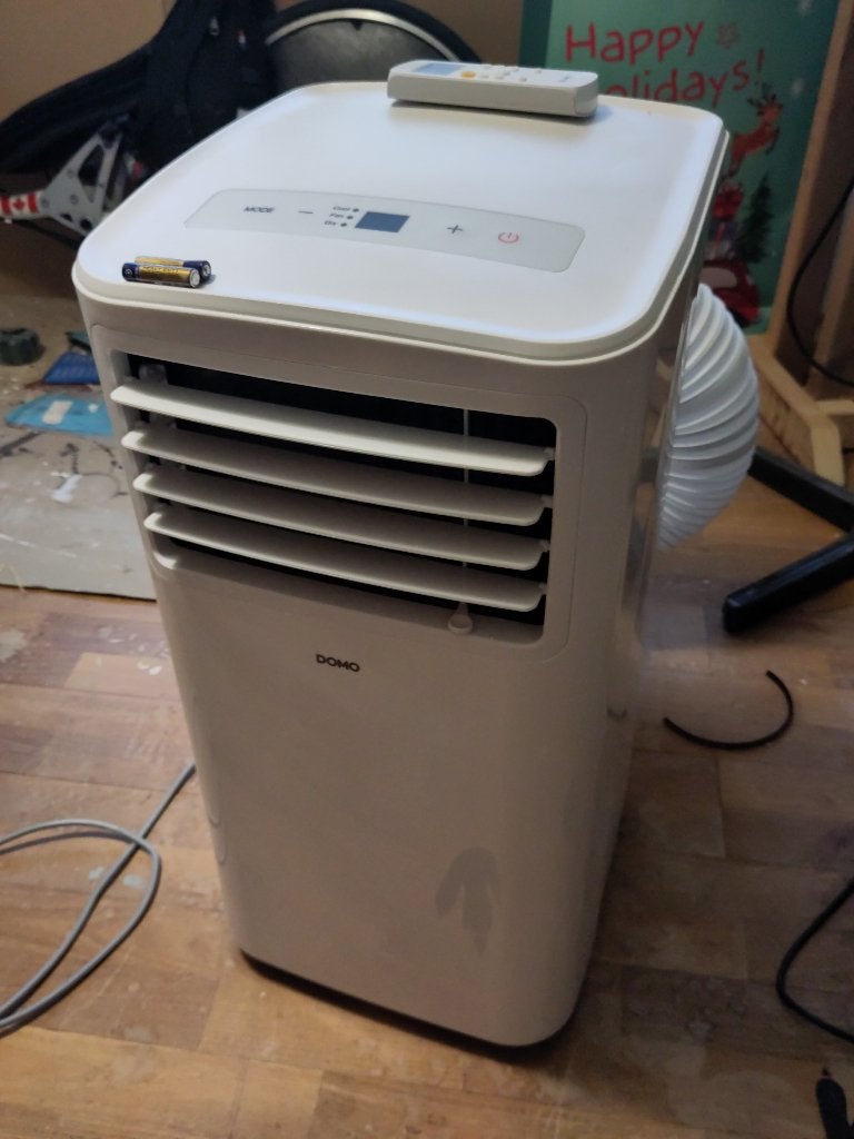 Domo mobiele airco 7000btu, Ophalen, Timer, Minder dan 60 m³, 3 snelheden of meer