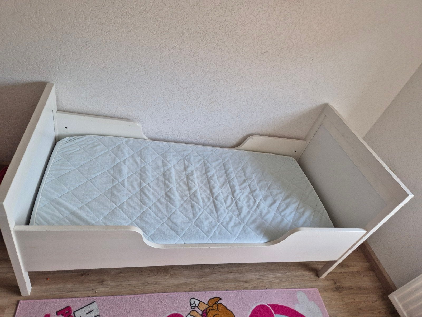 ikea tussenbed met lattenbodem en matras, Gebruikt, 70 tot 85 cm, Minder dan 140 cm, Ophalen