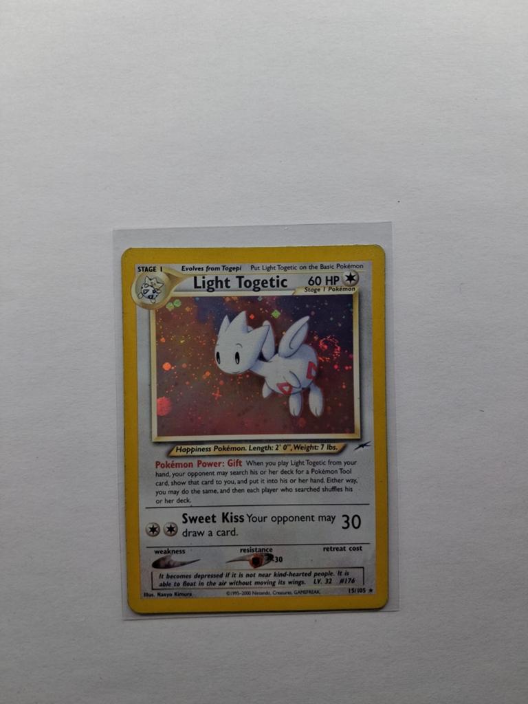 Light togetic pokémon neo destiny SWIRL, Ophalen of Verzenden, Zo goed als nieuw