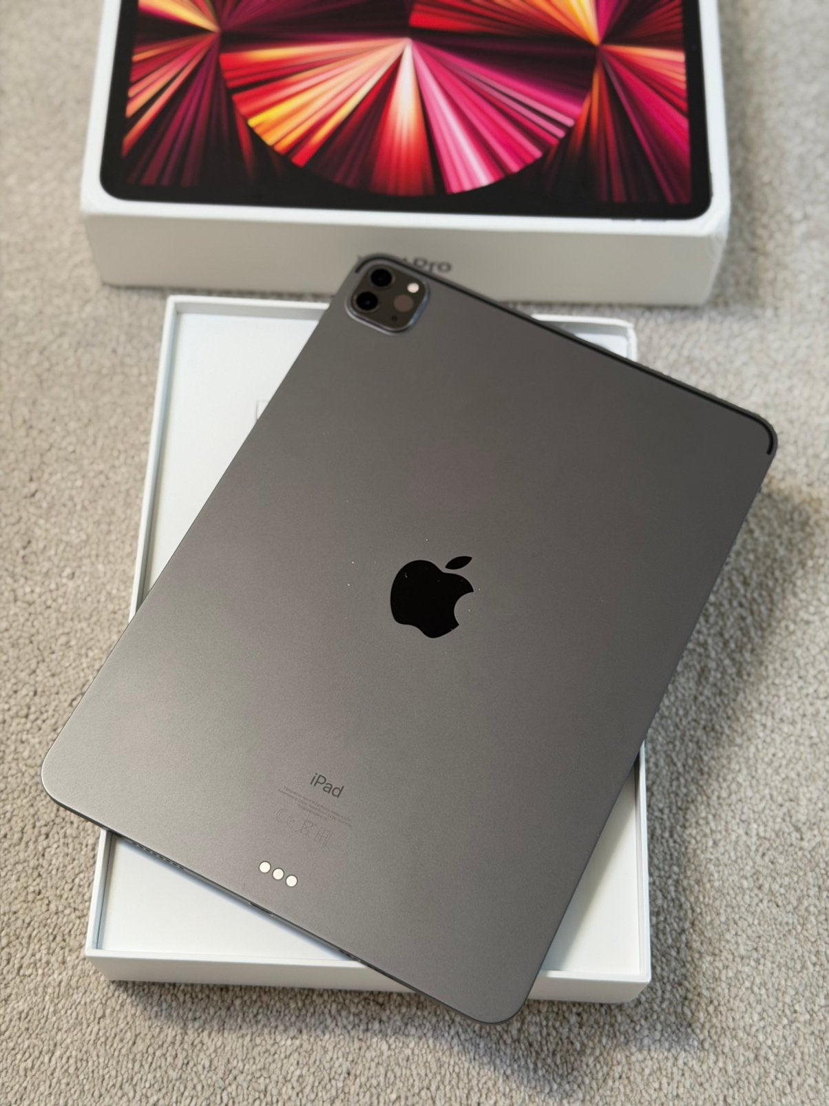  Apple ipad Pro 11 inch M1 128GB met barst, Apple, Apple, Zwart, 11 inch