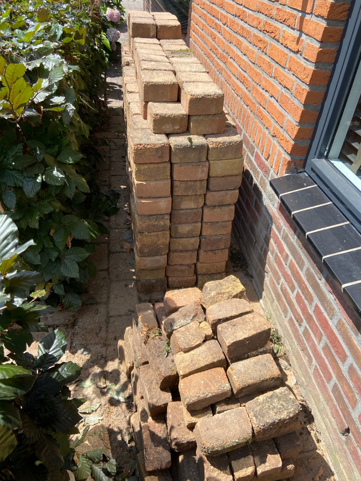 Sierbestrating 14x14 cm, ca. 5,5 m2 - Gratis af te halen, Tuin en Terras, Tegels en Klinkers, Ophalen, Gebruikt, Klinkers, 5 tot 10 m²