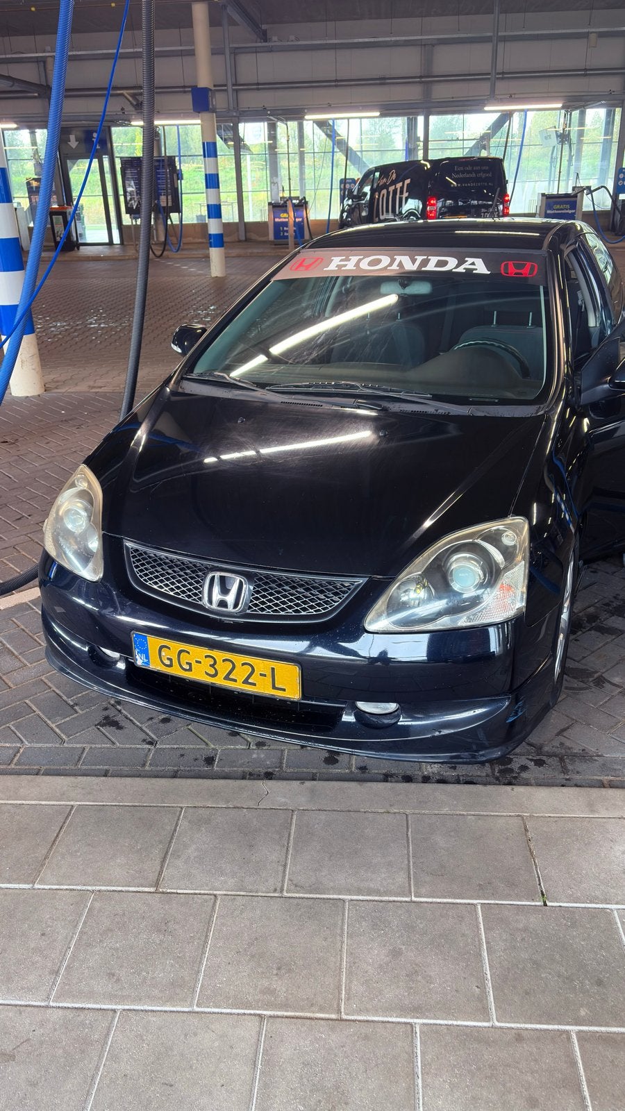Honda Civic 1.4 I 3DR 2004 Zwart, Auto's, Voorwielaandrijving, 4 cilinders, 1396 cc, 1200 kg
