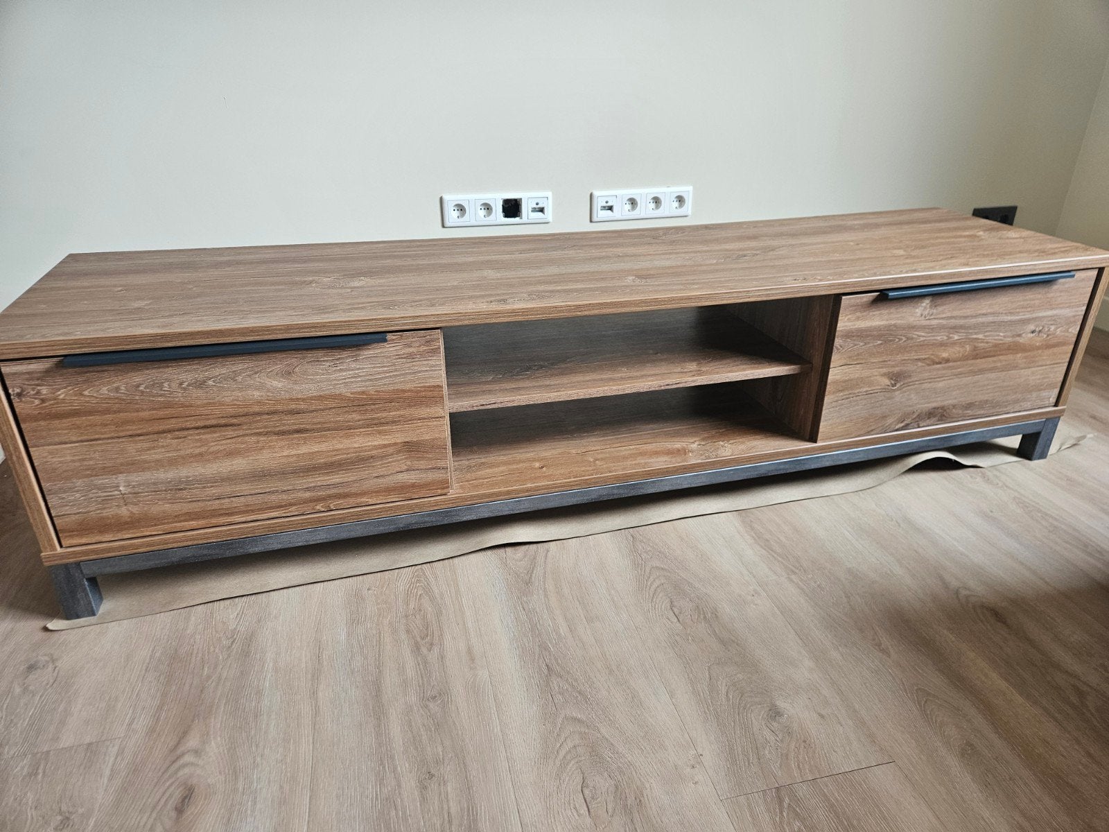 Tv meubel met bijpassende salontafel, Ophalen, Gebruikt, 50 tot 100 cm, Minder dan 100 cm