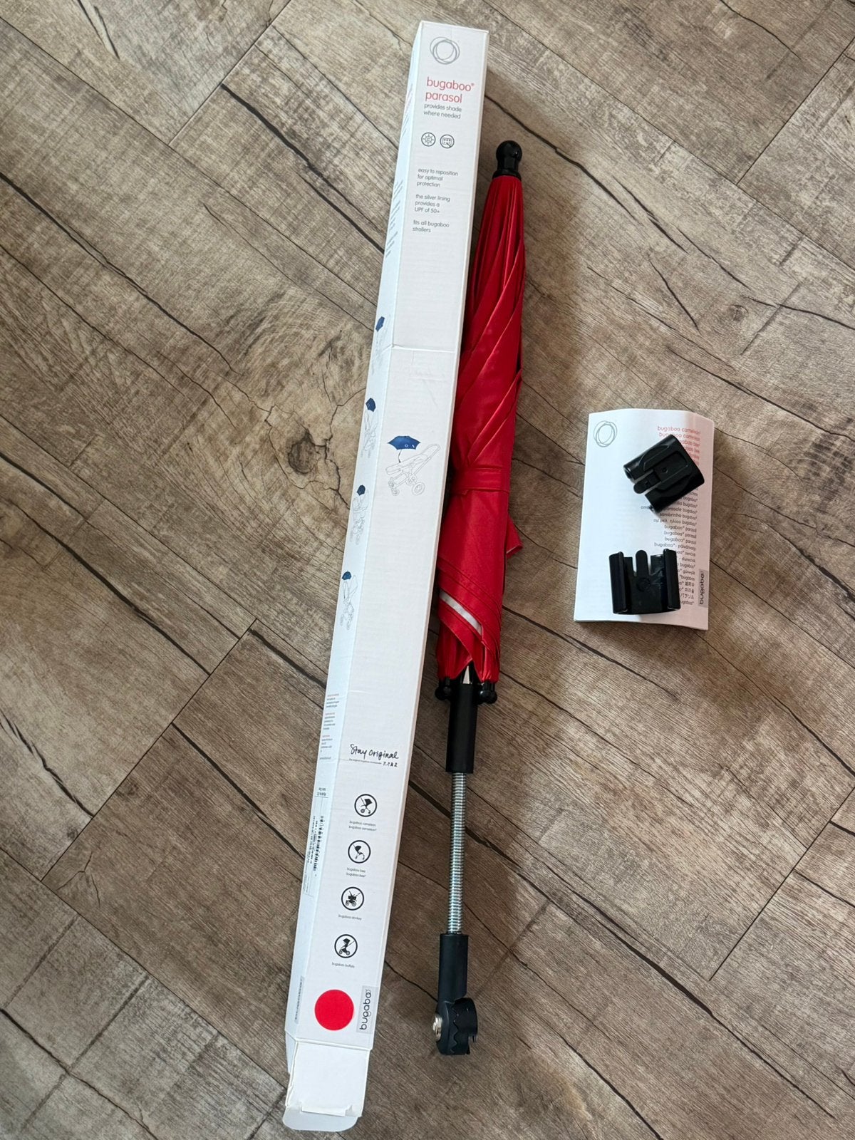 Bugaboo parasol rood | Gloednieuw, Ophalen, Nieuw, Rood