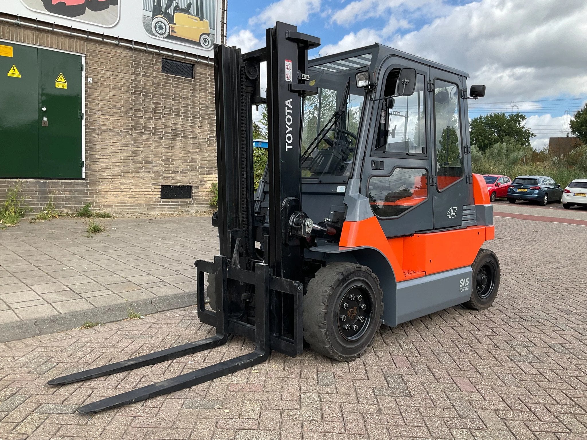 Toyota 7FBMF45 4500KG 3.30METER NIEUWE BATTERIJ HEFTRUCK, Zakelijke goederen, Machines en Bouw | Heftrucks en Intern transport
