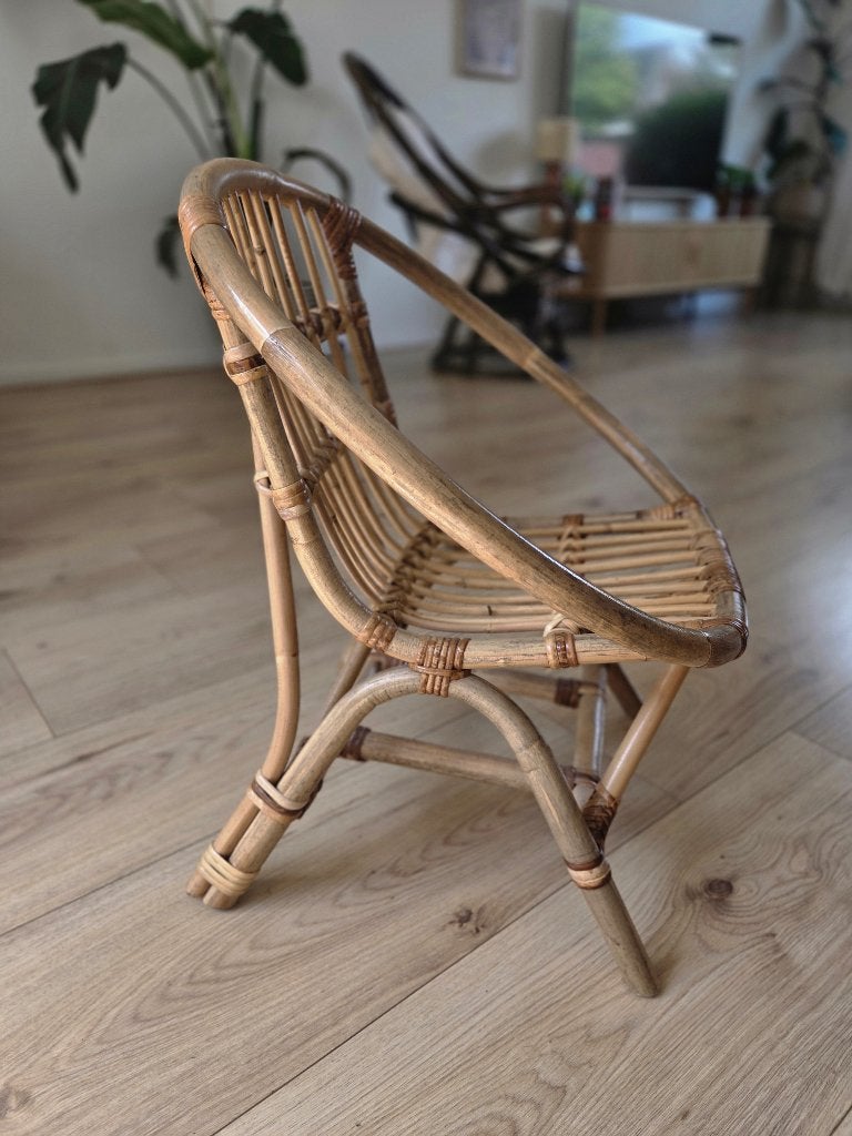 Rotan kinderstoel, Ophalen, Zo goed als nieuw, Overige typen
