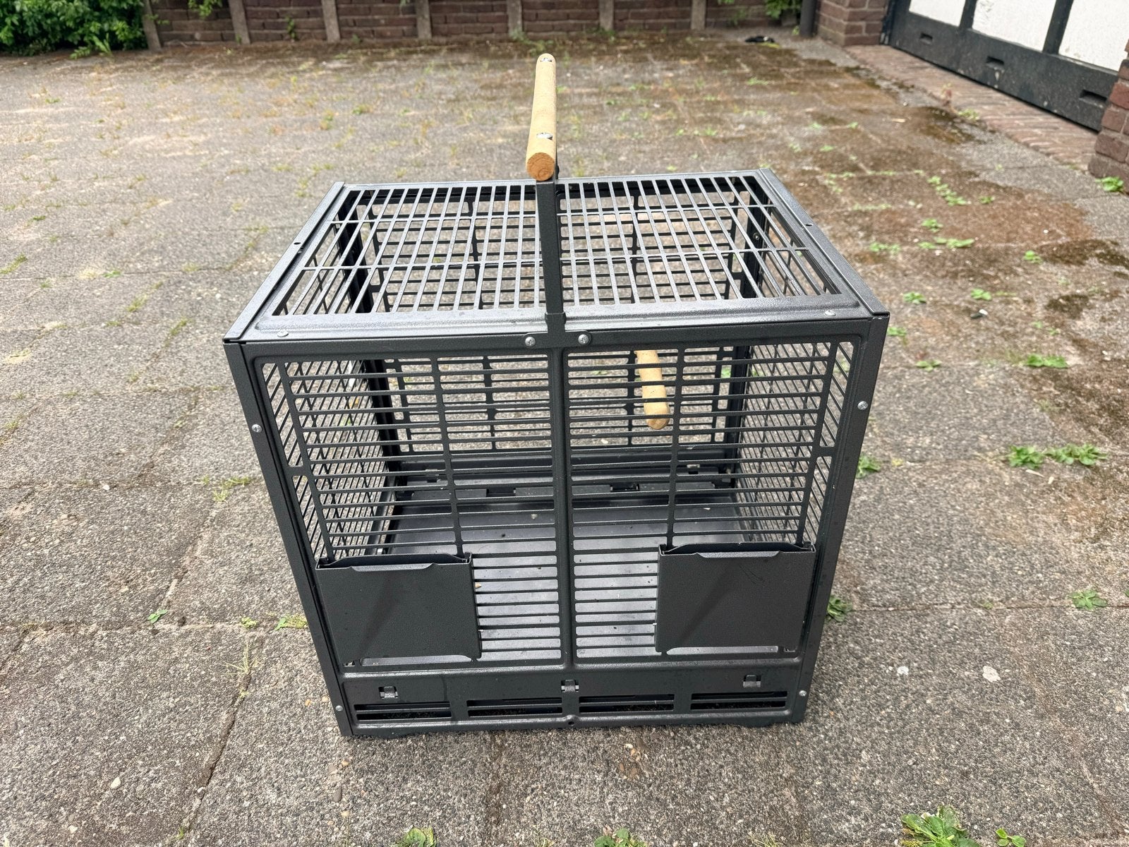 Montana transport kooi, Dieren en Toebehoren, Vogels | Hokken en Kooien, Ophalen, Zo goed als nieuw, Metaal, Vogelkooi