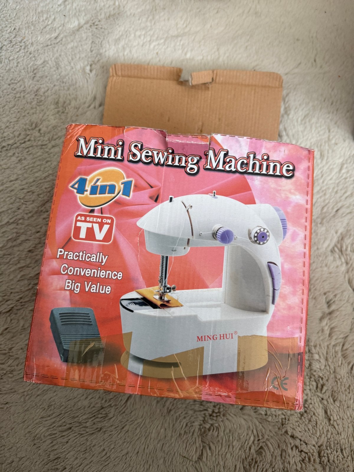 Mini Naaimachine 4-in-1 - Compact en Handig, Ophalen, Zo goed als nieuw, Naaimachine, Overige merken