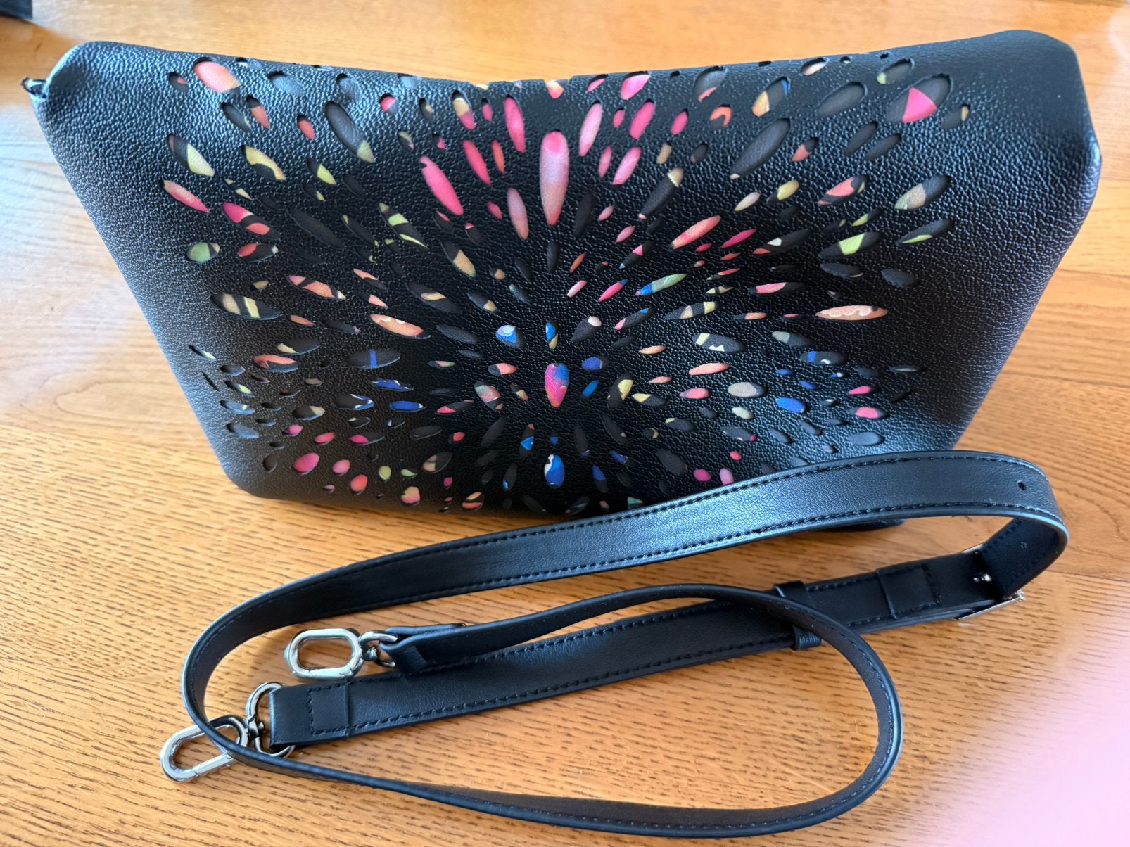 Desigual schoudertas / crossbody 30cm breed en 16cm hoog, Ophalen of Verzenden, Zo goed als nieuw, Schoudertasje