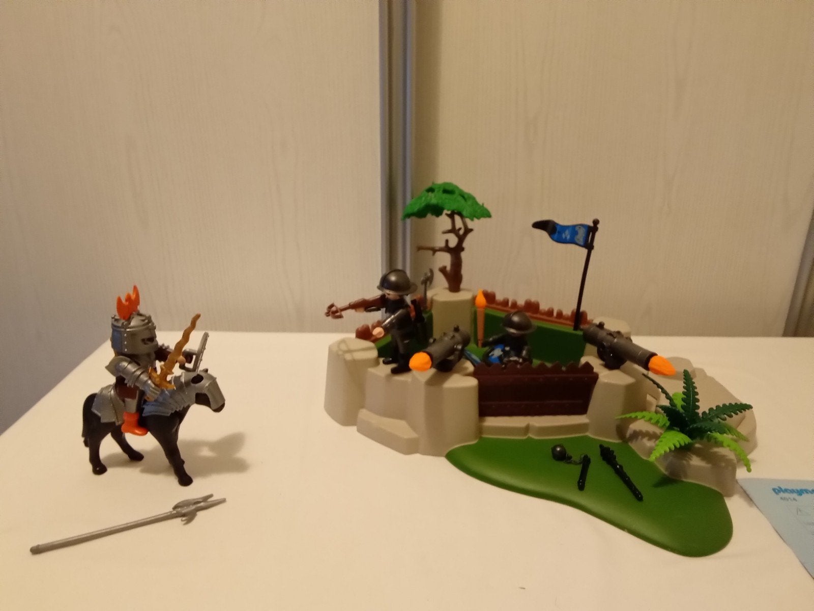 Playmobil 4014 ridder bastion compleet, Complete set, Ophalen of Verzenden, Zo goed als nieuw, Kasteel/Fort