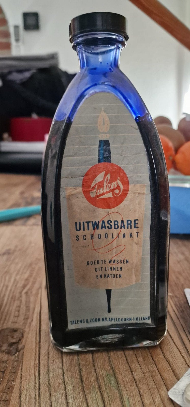 Vintage Talens Oostindische Inkt Fles - Zeldzaam, Antiek en Kunst, Ophalen