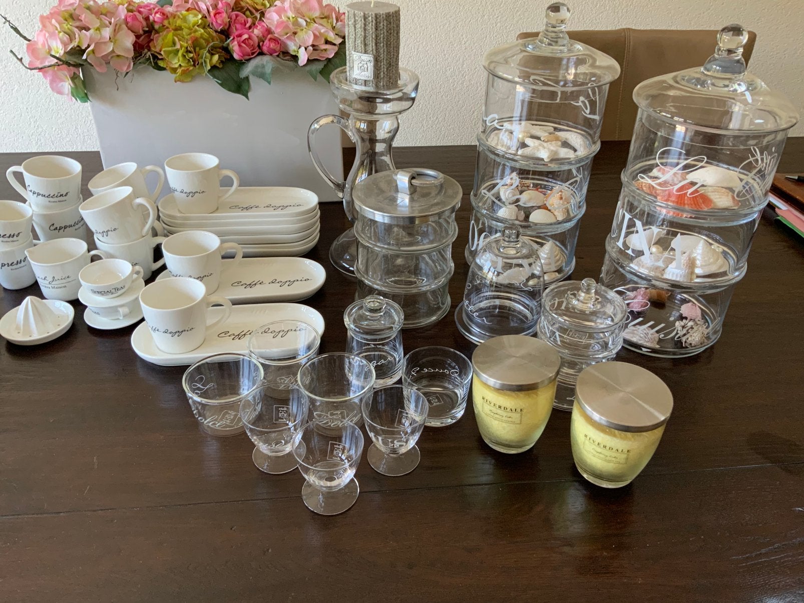 Riviera Maison, kopjes etc. servies en glaswerk, Ophalen of Verzenden