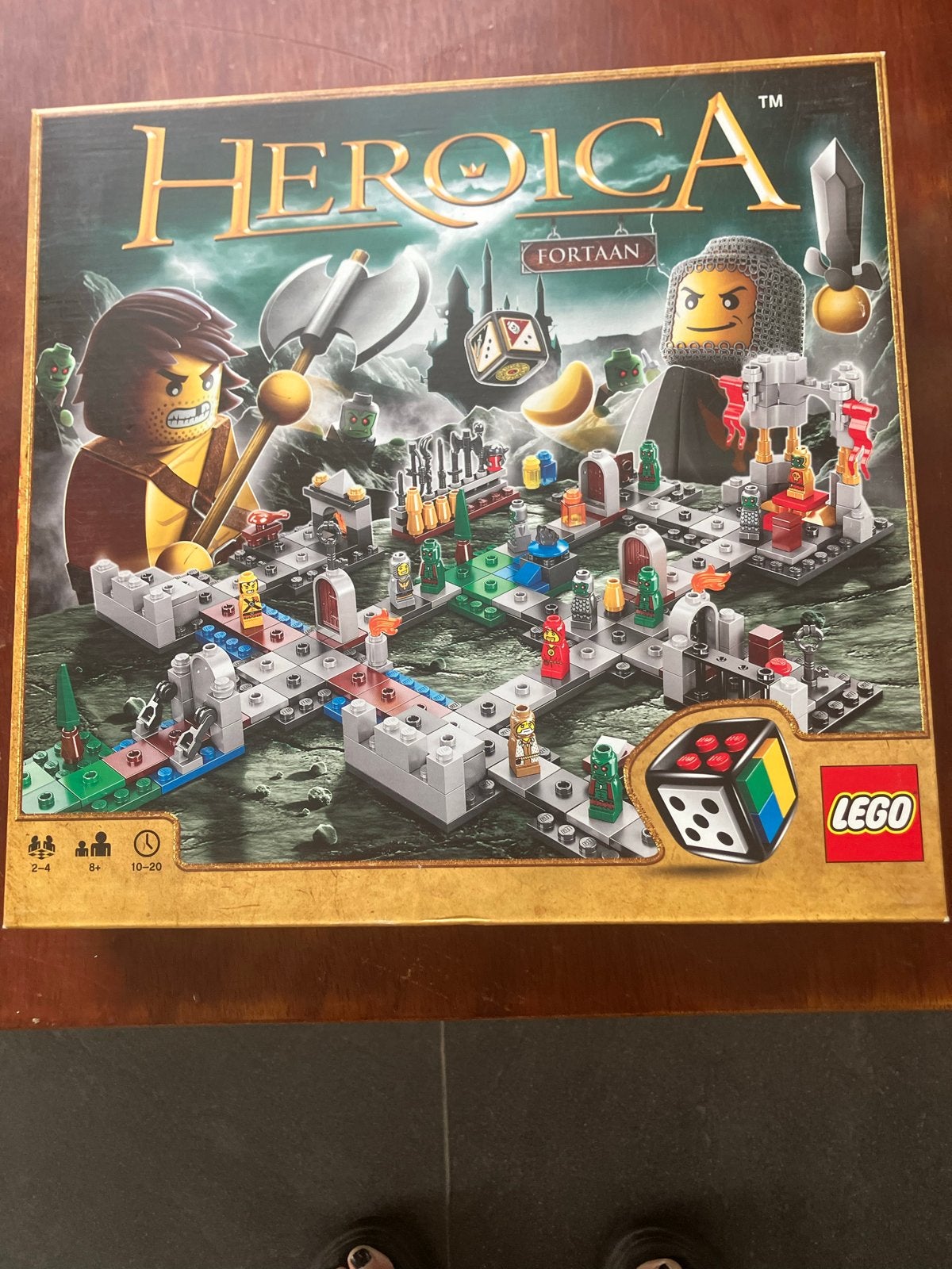 SINT TIP! Lego Heroica Fortaan bordspel -  met instructies, Ophalen of Verzenden, Gebruikt