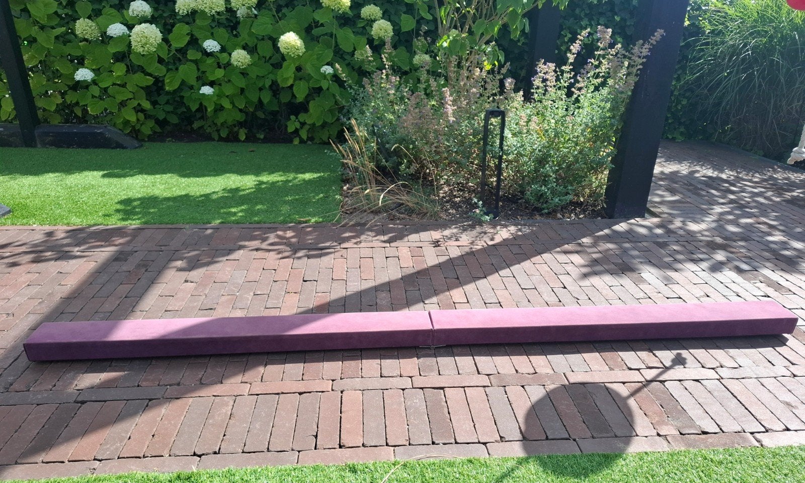 Turnbalk balansbalk, opvouwbaar - paars - 210cm, Ophalen, Gebruikt, Paars, Materiaal