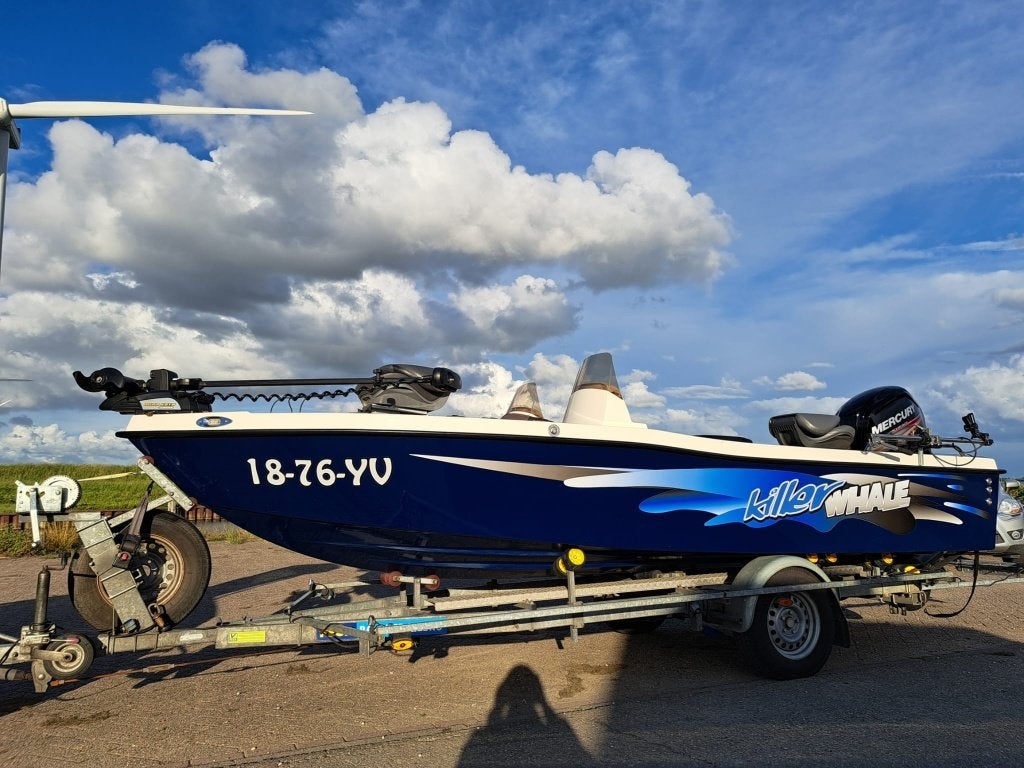 Orka 535 killerwhale compleet vaarklaar, Watersport en Boten, Vis- en Consoleboten, Overige merken, Gebruikt, Viertaktmotor, 5 m