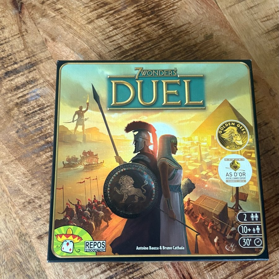 7 Wonders Duel - Strategisch bordspel voor 2 spelers, Een of twee spelers, Ophalen of Verzenden, Zo goed als nieuw
