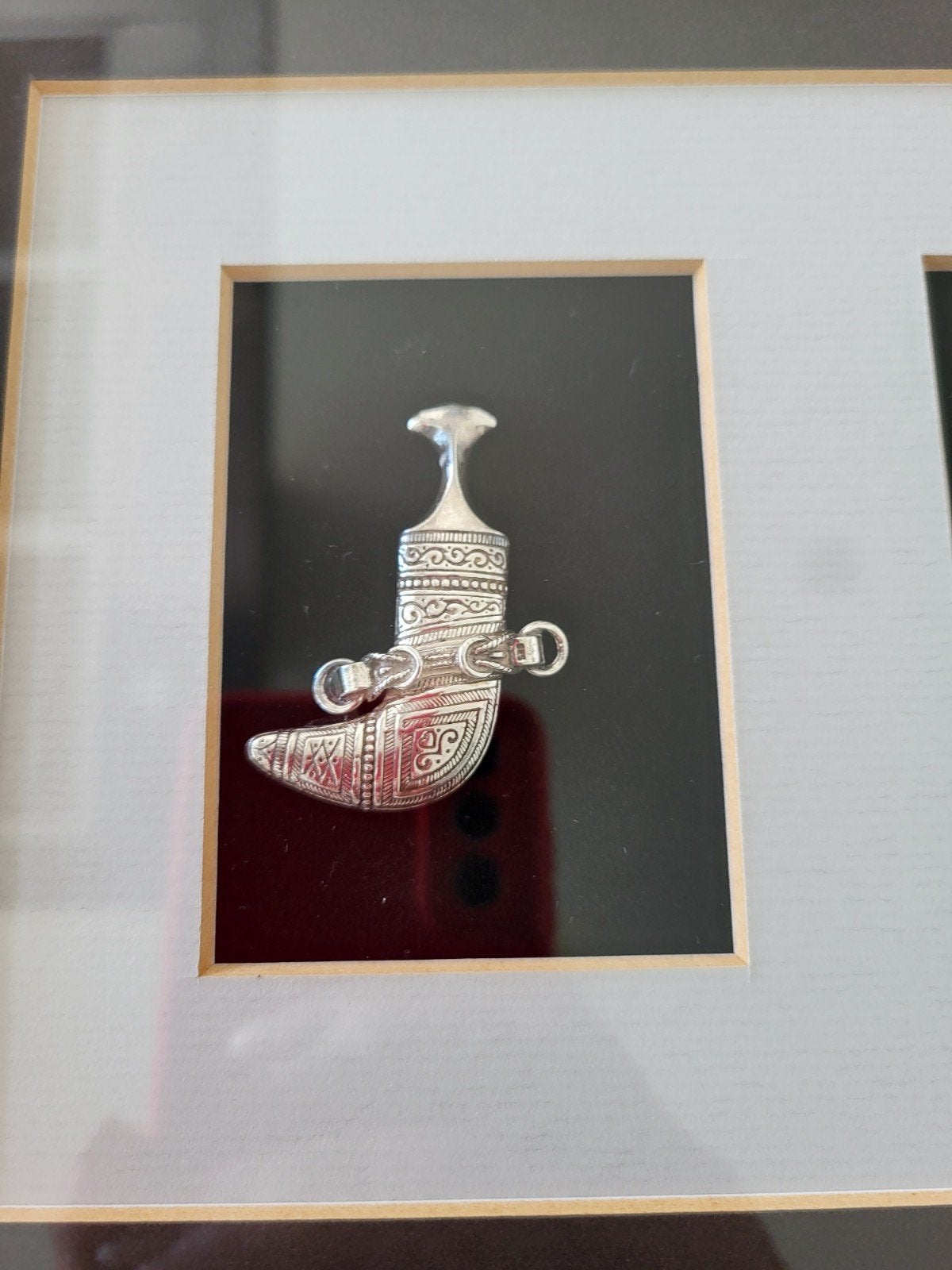 Foto 4 van Zilveren collectie Arabische miniaturen ingelijst 925 zilver