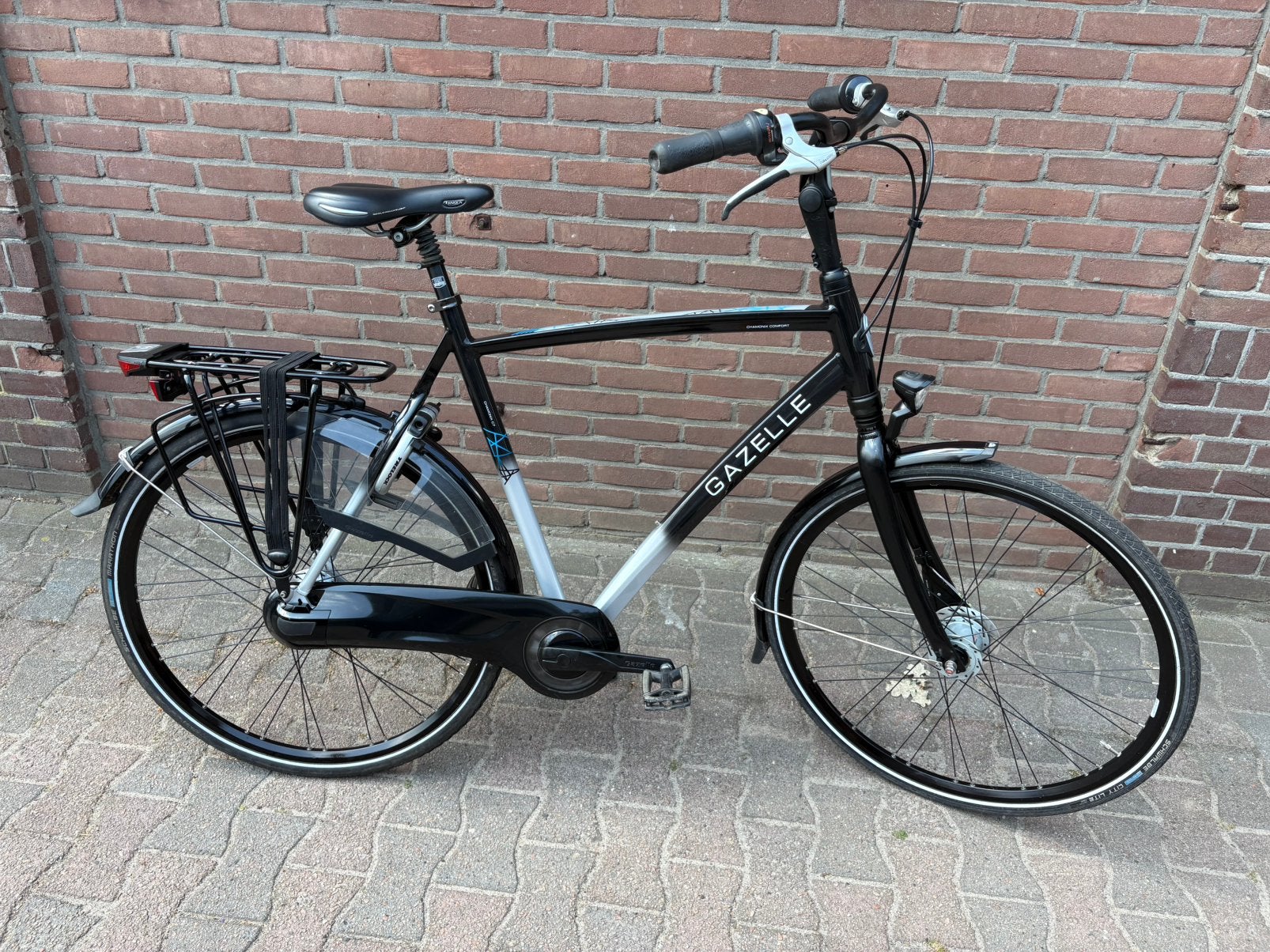 Zo goed als nieuw Super mooie Gazelle Chamonix C7 herenfiets, Fietsen en Brommers, Ophalen, Versnellingen, Zo goed als nieuw, Gazelle