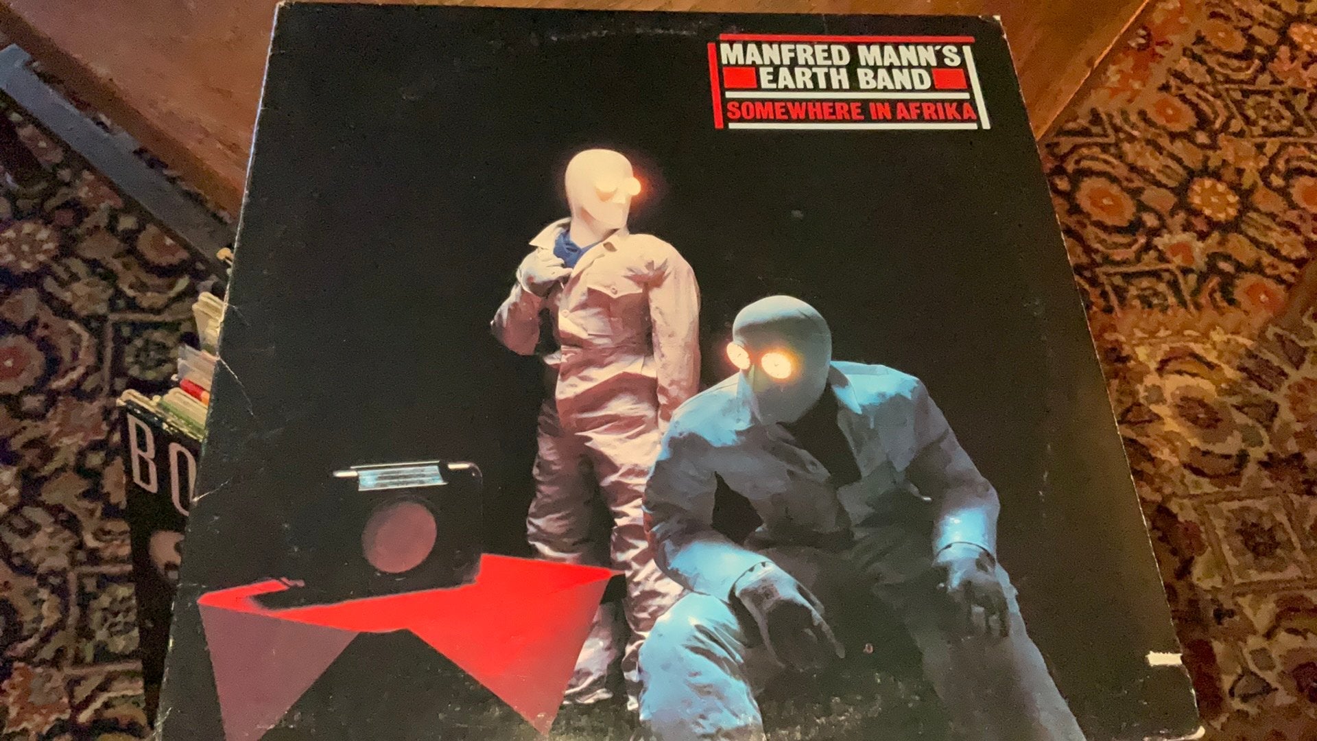 Manfred Mann’s Earth Band. Somewhere in Afrika, Cd's en Dvd's, Vinyl | Rock, Ophalen of Verzenden, Zo goed als nieuw