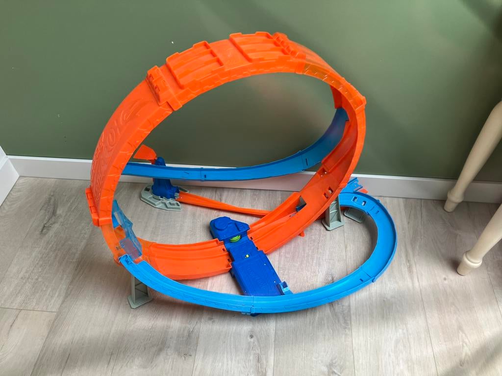 How wheels action looping baan, Ophalen of Verzenden, Zo goed als nieuw, Handmatig, Hot Wheels
