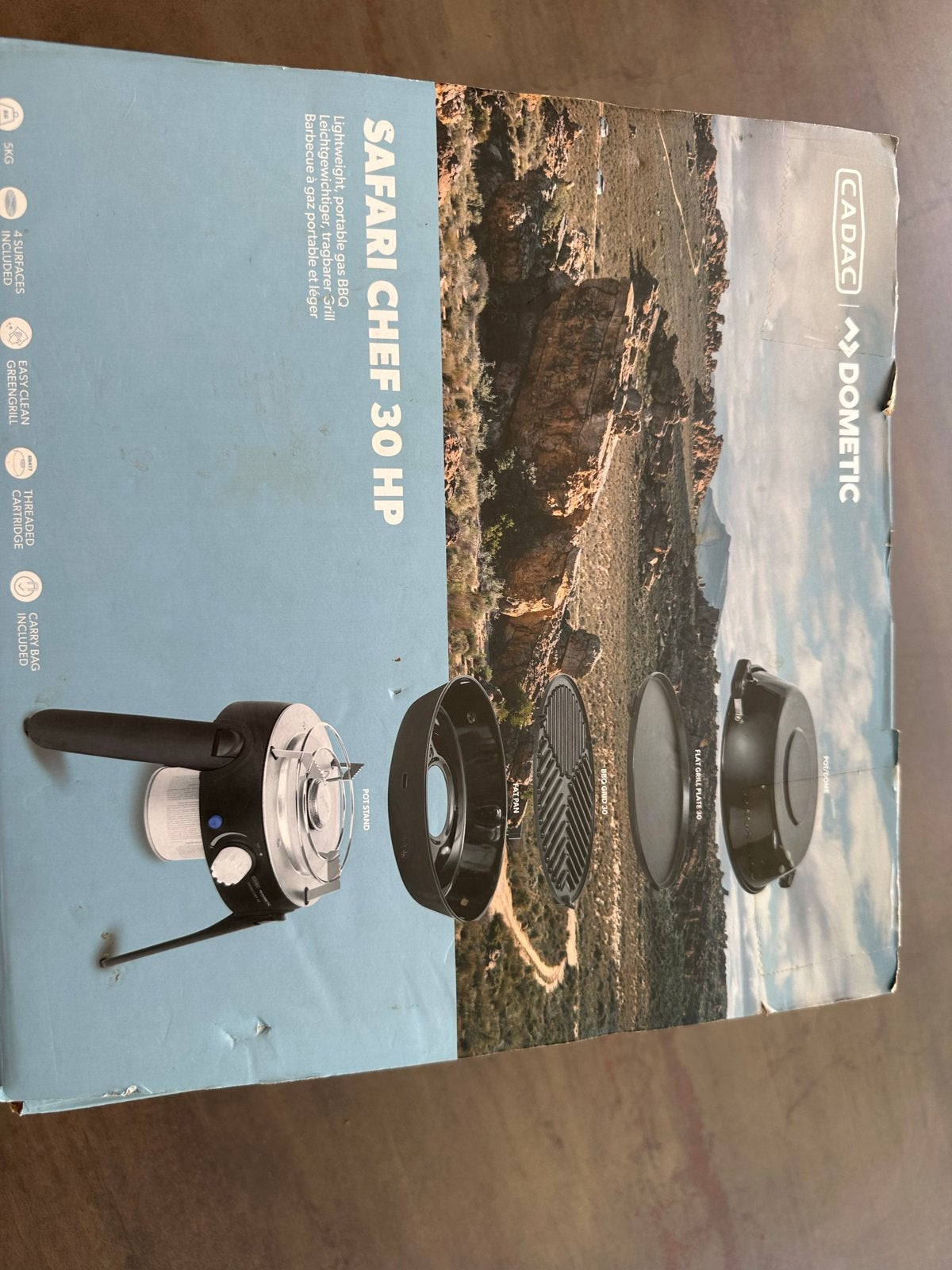 Cadac Dometic Safari Chef 30 HP Draagbare Gasbarbecue, Tuin en Terras, Barbecue-accessoires, Ophalen of Verzenden, Nieuw